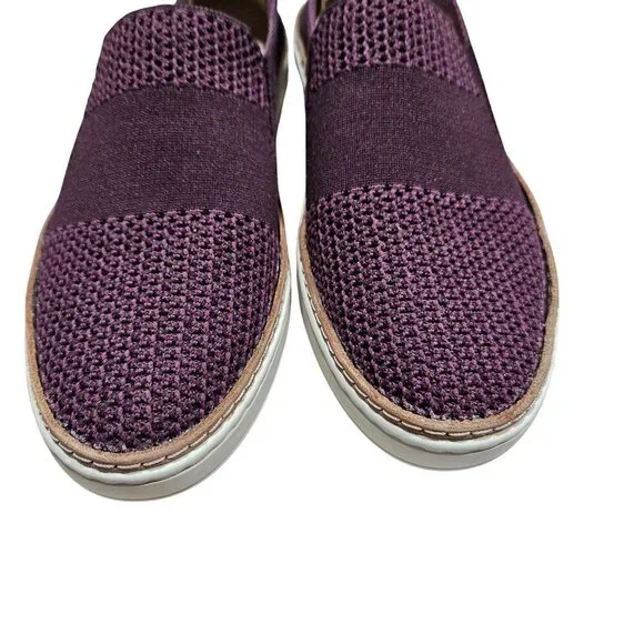 UGG Womens Slip-On Sneakers Size 7 Purple Knit Casual Shoes Loafer Summer Casual - Picture 3 of 12